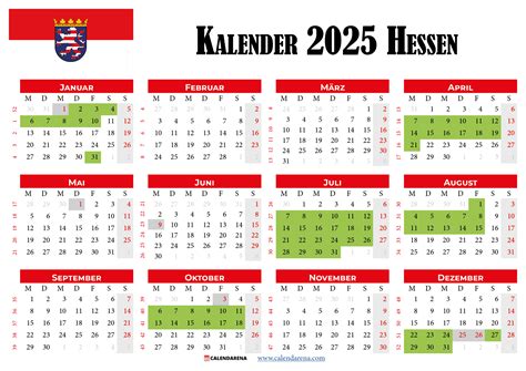 三亥|Feiertage Hessen 2024, 2025 und 2026